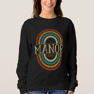 Sweatshirt Manior Rétro Vintage Texas TX Femmes Hommes Souven