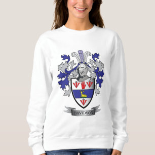 Sweatshirt Manteau de crête de famille de Davidson des bras