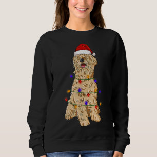 Sweatshirt Manteau doux rouillé Terrier Chien en portant Noël