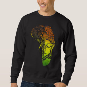 Sweatshirt Mantra Spirituel Bouddhiste Bouddhisme Zen Eléphan