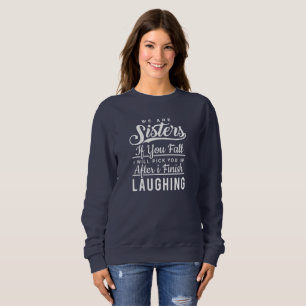 Sweatshirt Manuscrit riant de soeur drôle marquant avec des