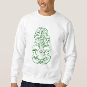 Sweatshirt maori de croquis de Hei-Tiki