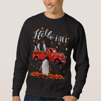 Sweatshirt Maple Penguins Leaf Automne Camion rouge Automne