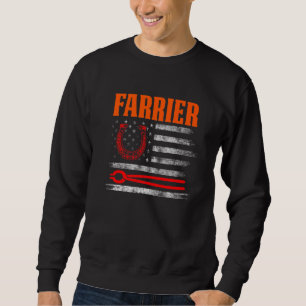 Sweatshirt Maréchal Fer à Cheval Parage Sabot Équine