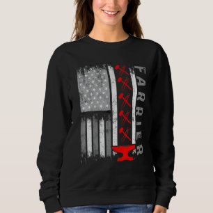 Sweatshirt Maréchal Fer à Cheval Parage Sabot Équine Ferrure