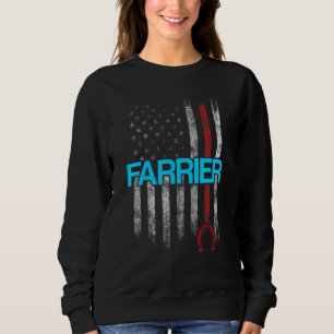Sweatshirt Maréchalerie Fer à Cheval Parage des Sabots Ferrur