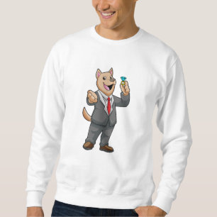 Sweatshirt Mariage de chien Marié Alliance de mariage