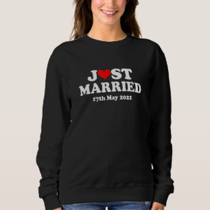 Sweatshirt Marié le 17 mai 2022 Mariage