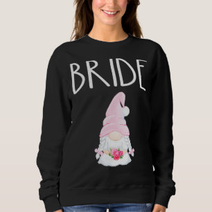 Sweatshirt Mariée Gnome Mariée Engagée Fête de Mariage Party