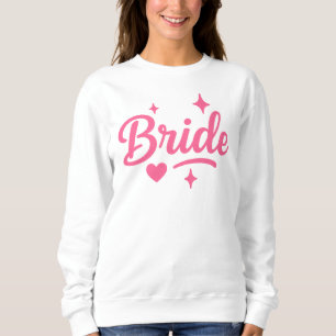 Sweatshirt Mariée Néon Rose