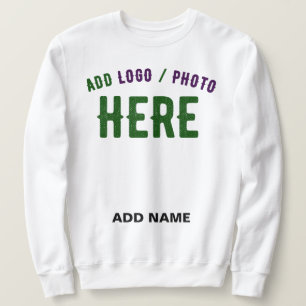 SWEATSHIRT MARQUE BLANCHE MODERNE ET PERSONNALISABLE VÉRIFIÉE