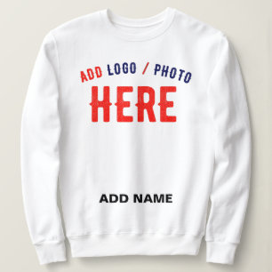 SWEATSHIRT MARQUE BLANCHE MODERNE ET PERSONNALISABLE VÉRIFIÉE
