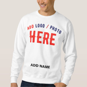 SWEATSHIRT MARQUE BLANCHE MODERNE ET PERSONNALISABLE VÉRIFIÉE