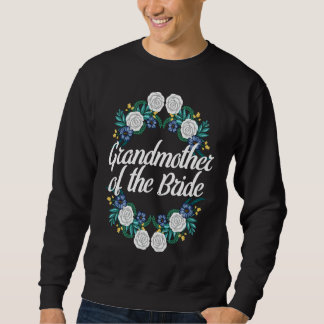 Sweatshirt Marraine De La Mariée Couronne Fleurie Shower De M