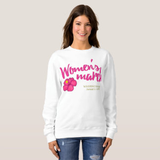 Sweatshirt Mars des femmes sur Washington 2017