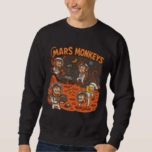 Sweatshirt Mars Monkeys drôle animal