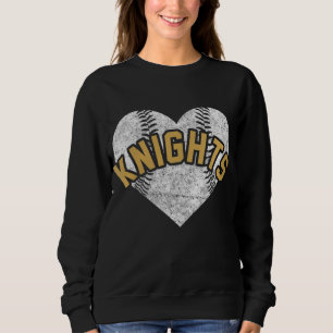 Sweatshirt Mascotte de l'équipe du Knights Baseball Softball 