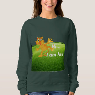 Sweatshirt Mascotte de tigre de dessin