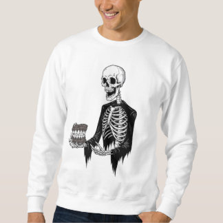 Sweatshirt masculin avec squelette
