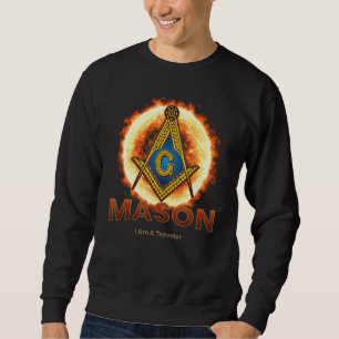 Sweatshirt Masonic Je Suis Un Voyageur Mason Carré & Compass