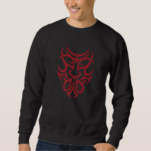 Sweatshirt Masque d'épines rouges