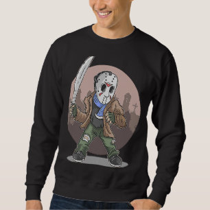 Sweatshirt Masque d'horreur Halloween cauchemar