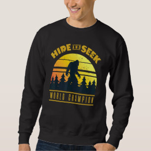 Sweatshirt Masquer Et Chercher Champion Du Monde