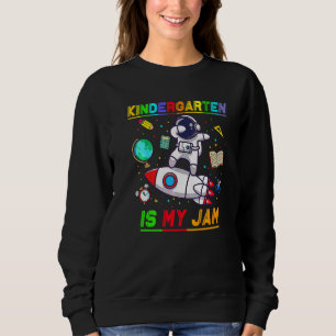 Sweatshirt Maternelle Est Mon Jam Astronaute Retour À L'école