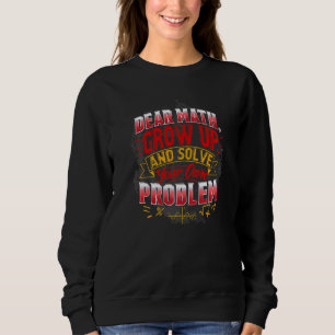 Sweatshirt Math Math Pour Les Enseignants Citations Math