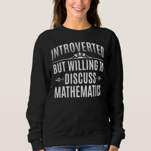 Sweatshirt Mathématiques présentées