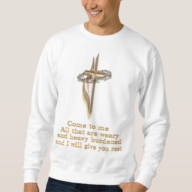 Sweatshirt Matthieu 11:28 (Devant)