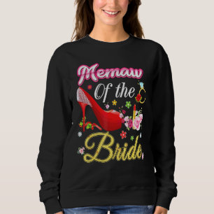 Sweatshirt Maw De La Mariée Joyeuse Mariage Flower Rose Chaus