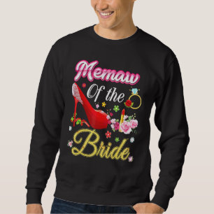 Sweatshirt Maw De La Mariée Joyeuse Mariage Flower Rose Chaus