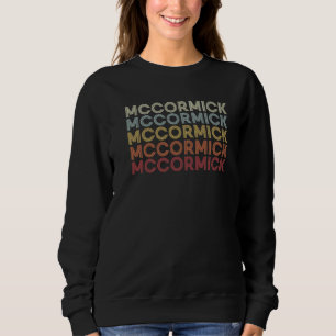 Sweatshirt Mccormick Caroline du Sud Mccormick SC Rétro Vinta