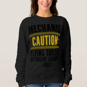 Sweatshirt Mécanique Pour Hommes Drag Racing Garage Guy Entho
