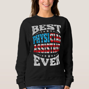 Sweatshirt Médecin Assistant 4e 4 Juillet Amérique
