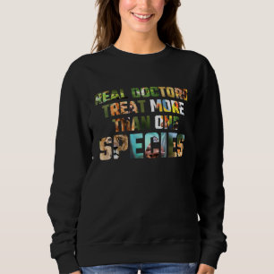 Sweatshirt Médecin de sauvetage animalier d'appréciation vété