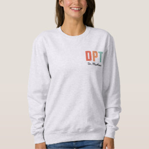 Sweatshirt Médecin DPT personnalisé de thérapie physique