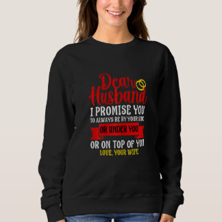 Sweatshirt Meilleur Anniversaire De Femme Du Mari À Son P