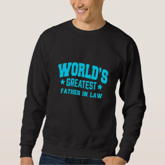 Sweatshirt Meilleur beau-père du monde bleu