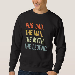 Sweatshirt Meilleur Carlin Papa Chien Animal Mignonne Homme M
