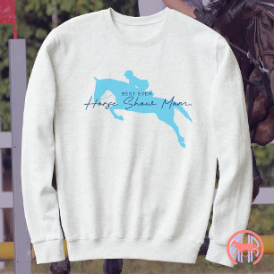 Sweatshirt Meilleur Cheval Montrer Maman Chasseur anglais