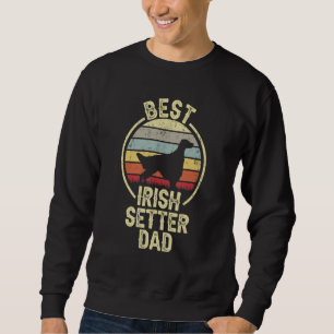 Sweatshirt Meilleur chien mère maman irlandais Vintage Setter