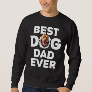 Sweatshirt Meilleur Chien Papa Jamais Pitbull