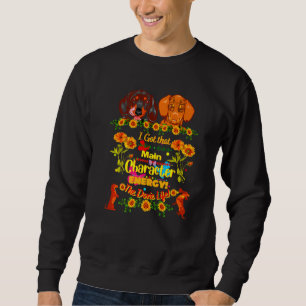 Sweatshirt Meilleur Dachshund Funny Wiener Chien Caractère pr