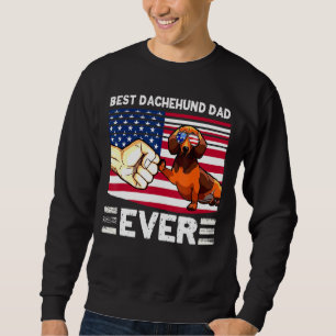 Sweatshirt Meilleur Dachshund Papa Jamais Vintage Dachshund C