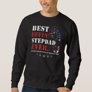 Sweatshirt Meilleur Effinu2019 Étape Papa Merci Jamais Pour P