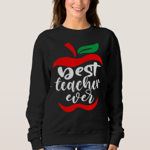 Sweatshirt Meilleur Enseignant Jamais Merci Donnez Un H À Vot