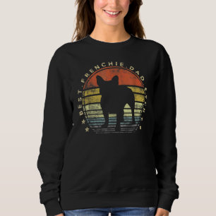 Sweatshirt Meilleur Français Papa Jamais Papa Français Chien