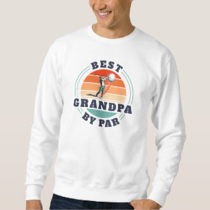 Sweatshirt Meilleur Grand-Père Par Par Retro Golf Lover
